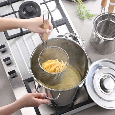 Vợt Trụng Hủ Tiếu Inox 304 Tiện Dụng - Dụng Cụ Làm Bếp Đa Năng, Phụ Kiện Nấu Ăn Chất Lượng Cao (TV386)