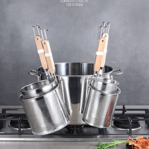 Vợt Trụng Hủ Tiếu Inox 304 Tiện Dụng - Dụng Cụ Làm Bếp Đa Năng, Phụ Kiện Nấu Ăn Chất Lượng Cao (TV386)