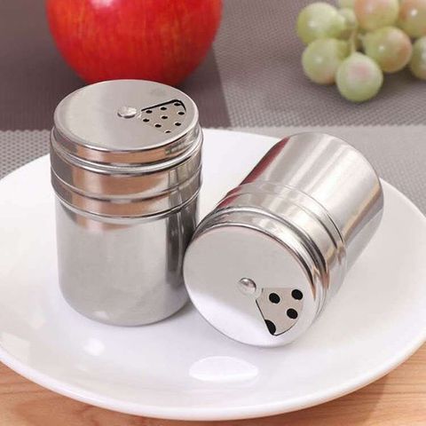 Lọ Đựng Tiêu Xay Inox Nắp Xoay 2 Đầu Tiện Lợi - Hủ Đựng Gia Vị Thông Minh Cho Bếp Nhà Bạn (TV52)