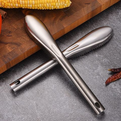 Dụng cụ đánh vảy cá inox 304 cầm tay có móc treo tiện dụng - Dao cạo vảy cá bền bỉ, dễ sử dụng cho nhà bếp (TV455)