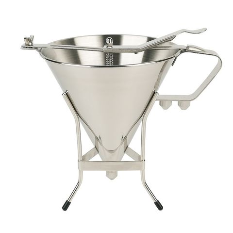 Phễu Rót Sốt Inox Hình Chóp Có Giá Đứng và Quai Cầm Chống Trượt - Phụ Kiện Nhà Bếp Chính Hãng TVKITCHEN (TV462)