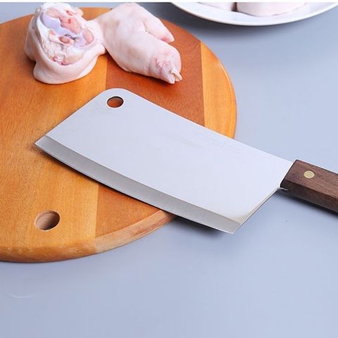 Dao Chặt Xương Inox Cán Gỗ 8 Inch Kiwi KW813 - Dụng Cụ Bếp Sắc Bén, Chắc Chắn Cho Nhà Bếp Thêm Đầy Đủ (TV443)