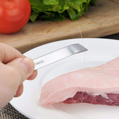 Nhíp Gắp Xương Cá Inox Không Gỉ 118mm - Kẹp Nhổ Xương Cá Tiện Lợi Dụng Cụ Nhà Bếp Chất Lượng (TV452)