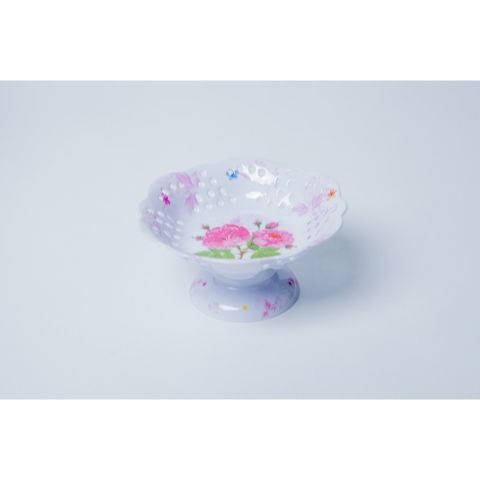 Dĩa Quả Nhựa Melamine DQ 27 Ø 20.5 x 9.8 cm - Đồ Dùng Nhà Bếp Tiện Lợi, Chất Lượng Cao từ TVKITCHEN (TV874)