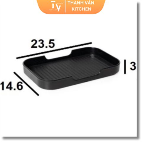 Khay Đựng Buffet Nướng và Sushi Nhựa Melamine TV65 - Độ bền cao, an toàn, nhiều kích thước, dễ vệ sinh cho căn bếp hiện đại (TV65)