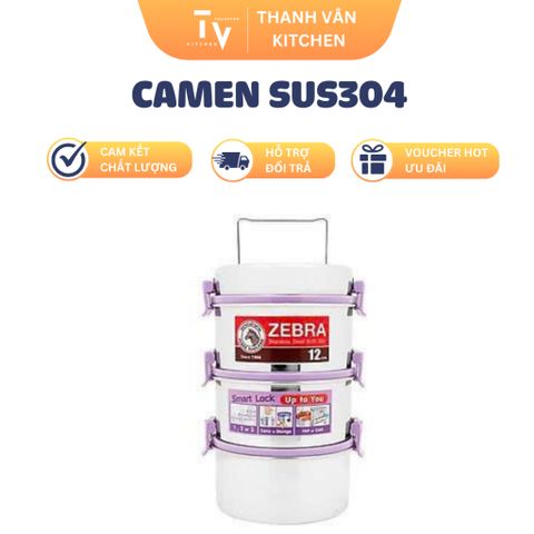 Hộp Đựng Thực Phẩm Giữ Nhiệt Camen SUS304 Smart Lock 2 - Đồ Gia Dụng Nhà Bếp Cao Cấp (TV20)