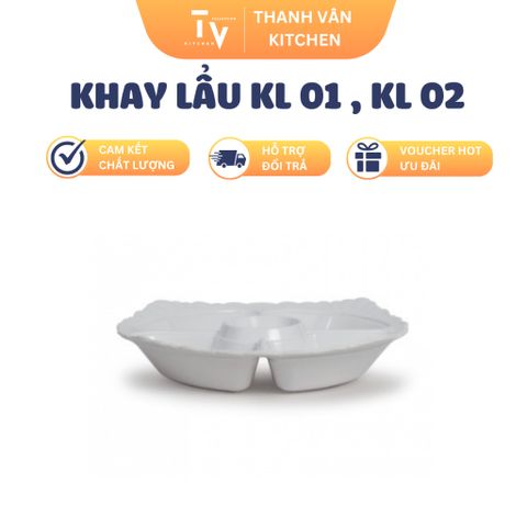 Khay Lẩu KL 01 & KL 02 - Đồ Dùng Nhà Bếp Chất Lượng Cao, Hỗ Trợ Nấu Ăn Tiện Lợi, Cam Kết Chính Hãng (TV1006)