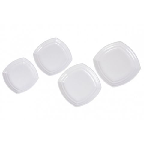 Dĩa Vuông Melamine DV 46 - Đồ Gia Dụng Nhà Bếp Chất Lượng Cao 21x21cm - Phụ Kiện Nấu Ăn Tiện Lợi (TV892)