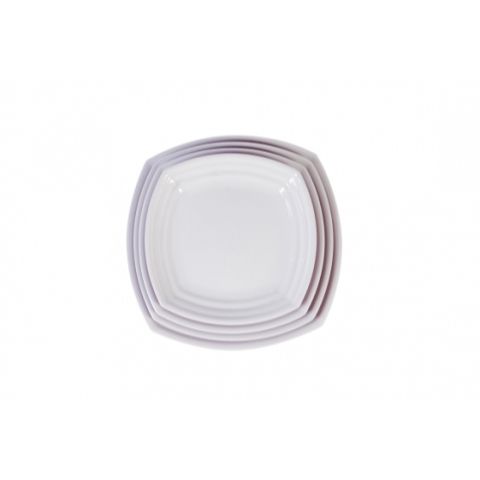 Dĩa Vuông Melamine DV 46 - Đồ Gia Dụng Nhà Bếp Chất Lượng Cao 21x21cm - Phụ Kiện Nấu Ăn Tiện Lợi (TV892)