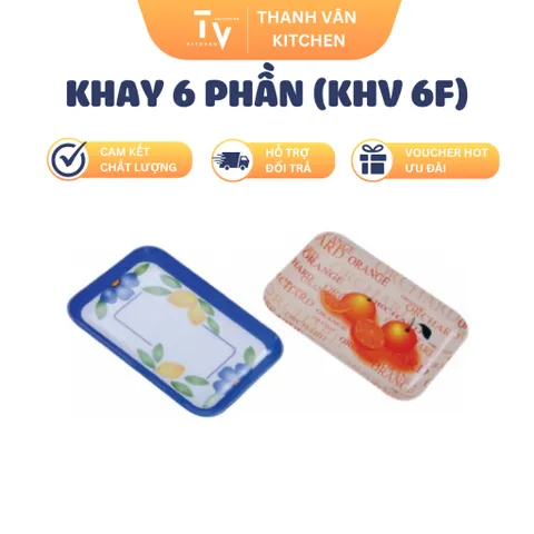 Khay 6 Phần (KHV 6F) (TV982)