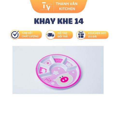 Khay Khe 14 TVKITCHEN - Dụng Cụ Nhà Bếp Chất lượng Cao, Kích Thước Ø 25.5 x 2.2 cm, Hàng Chính Hãng (TV1001)