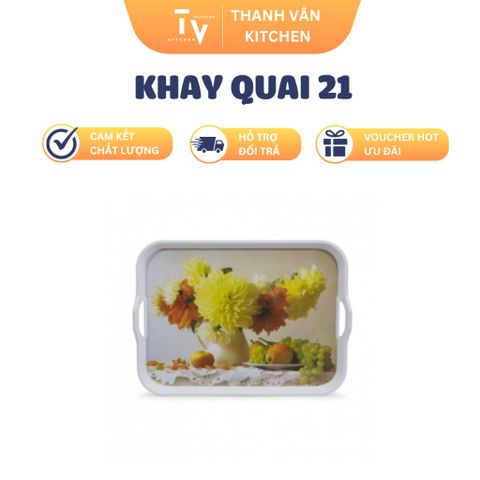 Khay Quai 21 - Dụng Cụ Nhà Bếp Chất Lượng Cao, Thiết Kế Đẹp Mắt, Thích Hợp Cho Mọi Căn Bếp (TV1018)