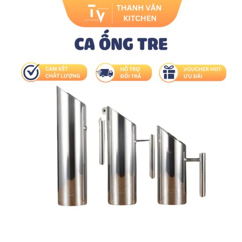 Ca Ống Tre Đựng Nước và Trà - Dụng Cụ Nhà Bếp Tiện Lợi Để Rót Nước Lẩu, Phù Hợp Với Mọi Căn Bếp (TV77)