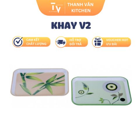 Khay Đựng Thức Ăn - Đồ Gia Dụng Nhà Bếp Chất Lượng Cao, Kích Thước 32.2x23.7x2.0 cm, Hỗ Trợ Giao Hàng Miễn Phí (TV1027)