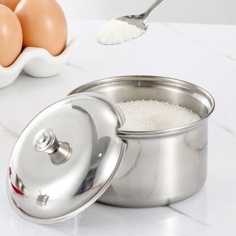 Hủ đựng gia vị inox có nắp - Thố đựng gia vị tiện dụng cho nhà bếp, chất liệu inox không gỉ, đa dạng kích thước (TV508)