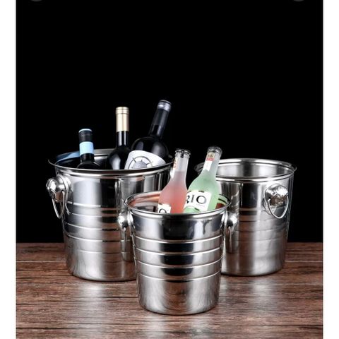 Xô gù dập inox cao cấp - Đồ gia dụng nhà bếp nhiều kích thước cho căn bếp tiện nghi, chất lượng đảm bảo (TV283)
