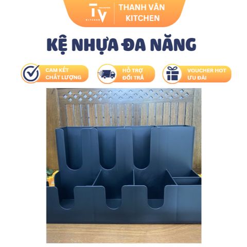 Kệ nhựa 9 ngăn úp cốc đa năng - Sản phẩm gia dụng tiện ích cho bếp, kệ đựng ly sang trọng và gọn gàng