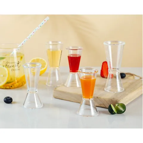 Ly Đong Định Lượng Nhựa 2 Đầu - Dụng Cụ Pha Chế Tiện Lợi Cho Bếp - Sản Phẩm Gia Dụng TVKITCHEN (TV408)