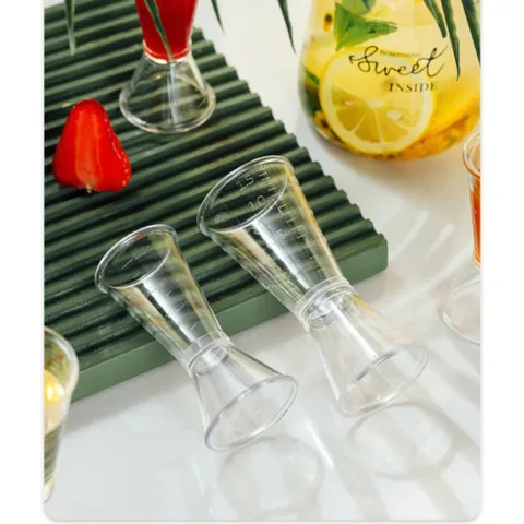 Ly Đong Định Lượng Nhựa 2 Đầu - Dụng Cụ Pha Chế Tiện Lợi Cho Bếp - Sản Phẩm Gia Dụng TVKITCHEN (TV408)