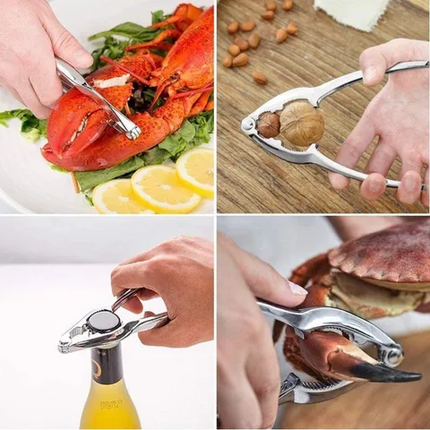 Dụng Cụ Kẹp Càng Cua Càng Ghẹ Đa Năng Inox Cao Cấp - Kẹp Tách Vỏ Hạt Óc Chó Chắc Chắn CC (TV457)