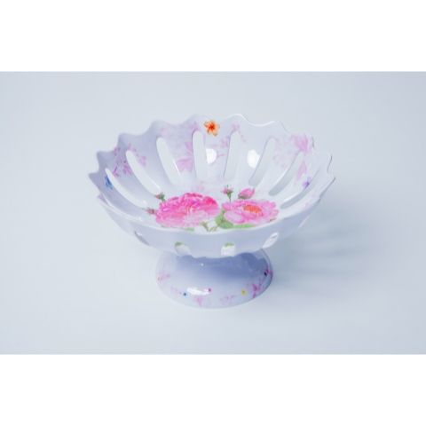Dĩa Quả DQ 17 - Dĩa Nhựa Melamine 21.4 cm Cho Bữa Tiệc - Đồ Gia Dụng Nhà Bếp Tiện Lợi, Đẹp Mắt (TV873)