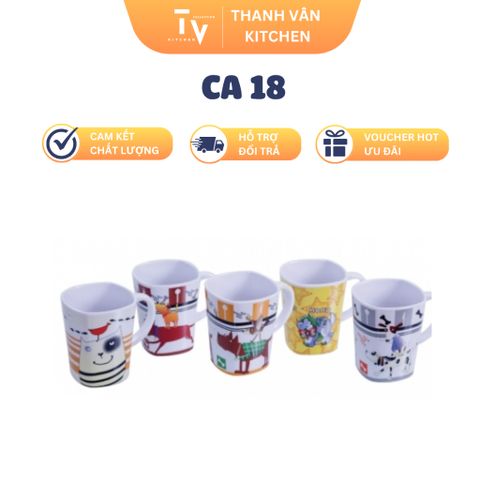 Cá Nhựa Melamine 7.8x7.8x9.2cm - Đồ Gia Dụng Nhà Bếp Tiện Ích TVKITCHEN - Sản Phẩm Chính Hãng, Khuyến Mãi Hấp Dẫn (TV732)