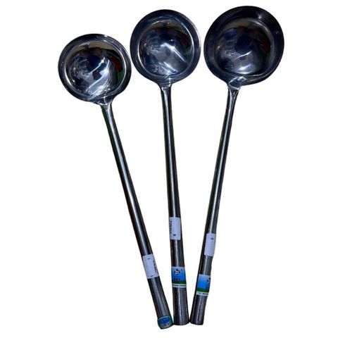 Vá Thợ Cán Inox Cao Cấp 8cm-10cm-12cm - Dụng Cụ Nấu Ăn Chất Lượng - Thương Hiệu BẾP TV, Thép Không Gỉ, Tiện Lợi Cho Nhà Bếp (TV388)