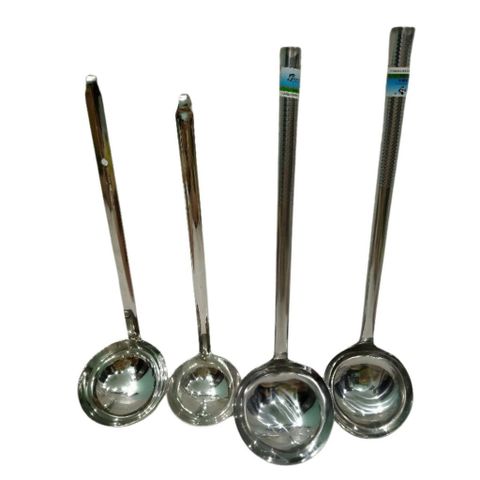 Vá Thợ Cán Inox Cao Cấp 8cm-10cm-12cm - Dụng Cụ Nấu Ăn Chất Lượng - Thương Hiệu BẾP TV, Thép Không Gỉ, Tiện Lợi Cho Nhà Bếp (TV388)