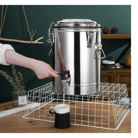 Bình ủ nhiệt inox cao cấp 10-90L có vòi rót - Giữ nóng lâu, dụng cụ nhà bếp tiện lợi cho mọi gia đình (TV302)