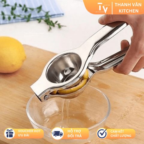 Dụng Cụ Vắt Chanh Inox Cao Cấp Không Gỉ - Dụng Cụ Ép Trái Cây Nhà Bếp Thời Trang, Tiện Lợi Cho Bar (TV273)