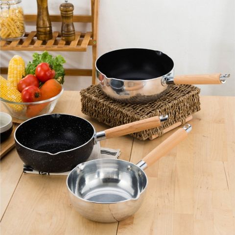 Quánh Nhôm Đa Năng Có Tay Cầm - Nồi Nấu Mì, Nấu Cháo Tiện Dụng Cho Nhà Bếp - Sản Phẩm Chất Lượng Từ TVKITCHEN (TV439)