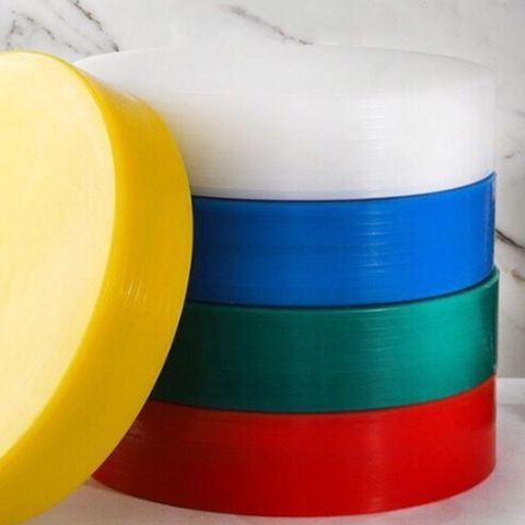 Thớt Nhựa Tròn Dày 40cm Đa Màu Cho Nhà Bếp - An Toàn và Chắc Chắn, Dụng Cụ Nấu Nướng Chất Lượng Cao (TV655)