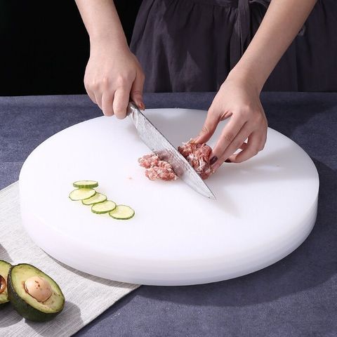 Thớt Nhựa Tròn Dày 40cm Đa Màu Cho Nhà Bếp - An Toàn và Chắc Chắn, Dụng Cụ Nấu Nướng Chất Lượng Cao (TV655)