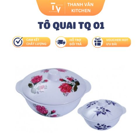 Tô Quai TQ 01 - Tô Nhựa Đa Năng Dụng Cụ Nấu Ăn Nhà Bếp, Kích Thước Linh Hoạt Cho Mọi Gia Đình (TV1083)
