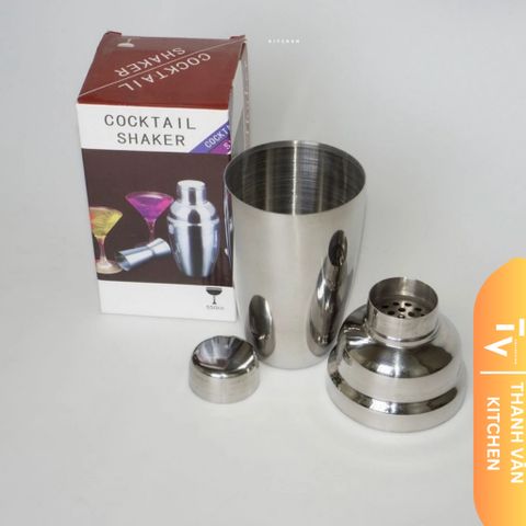 Bình Lắc Cocktail Inox Chất Lượng Cao - Dụng Cụ Pha Chế Sang Trọng, Tiện Dụng cho Đồ Uống và Cocktail Ngon Miệng