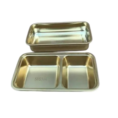 Khay Đựng Gà Rán và Khoai Tây Chiên Inox 304 - Dụng Cụ Nhà Bếp Đa Năng Chất Lượng Cao, Kích Thước Tiện Lợi 19x11x4cm (TV133)
