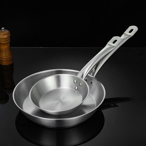 Chảo Inox Có Quai 2 Đáy - Chảo Chiên Cách Nhiệt Chất Liệu Inox Bền Đẹp, Dụng Cụ Bếp Đa Năng 18-32cm (TV26)