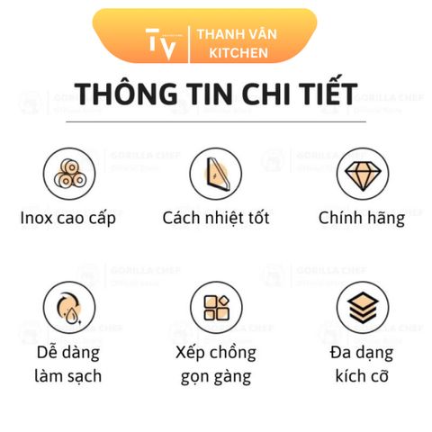 Tô Chén Bát INOX 2 Lớp Cách Nhiệt BOJIN Sang Trọng - Dụng Cụ Tiện Ích Cho Gia Đình và Quà Tặng Ý Nghĩa (TV189)