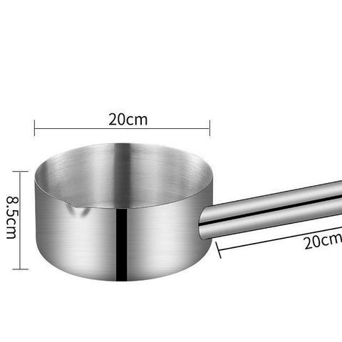 Gáo Inox Múc Nước Lèo Lớn Chất Liệu Inox 304 Không Gỉ - Muôi Múc Nước Phở Cho Quán Ăn (TV660)