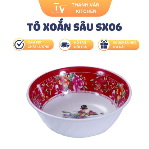 Tô Xoắn Sâu TVKITCHEN - Đồ Gia Dụng Nhà Bếp Chất Lượng Cao, Hình Dáng Đẹp, Thích Hợp Cho Mọi Nhà Bếp (TV1063)