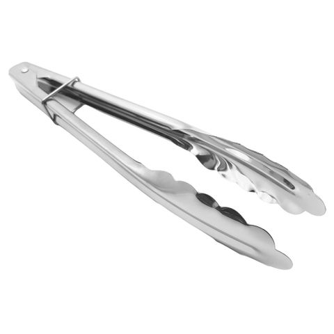 Kẹp Gắp Thức Ăn Inox Dày Lá Đẹp - Dụng Cụ Nhà Bếp Cao Cấp, Quán Ăn, Bền Chắc - TVKITCHEN (TV449)