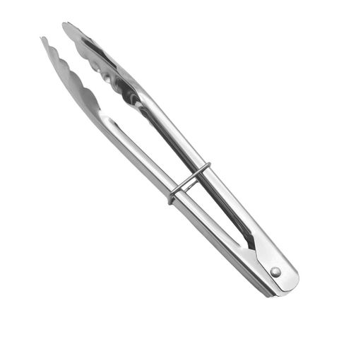 Kẹp Gắp Thức Ăn Inox Dày Lá Đẹp - Dụng Cụ Nhà Bếp Cao Cấp, Quán Ăn, Bền Chắc - TVKITCHEN (TV449)