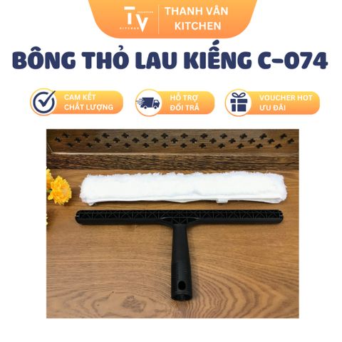 Bông Thỏ Lau Kiếng C-074 - Dụng Cụ Giúp Sạch Mọi Bề Mặt Kính - Đồ Gia Dụng Nhà Bếp Thông Minh và Tiện Lợi (TV576)