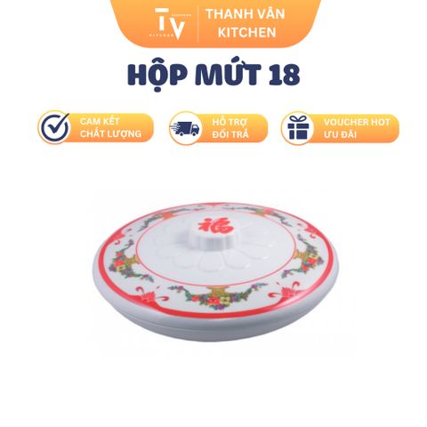 Hộp Mứt 18 Đa Năng - Hộp Đựng Mứt Nhựa Chịu Nhiệt - Dụng Cụ Nhà Bếp Thông Minh TVKITCHEN (TV970)