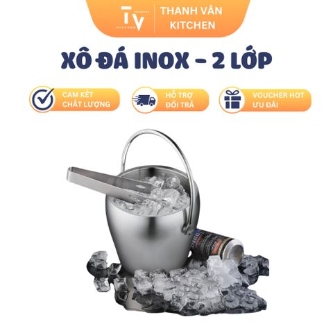 Xô Giữ Nhiệt Inox Cao Cấp, 2 Lớp, Nhiều Kích Thước - Đồ Gia Dụng Nhà Bếp Thông Minh, An Toàn, Bền Bỉ (TV329)