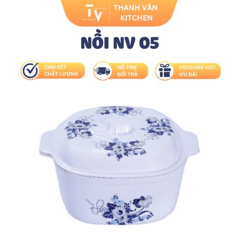 Nồi Nấu Đa Năng NV 05 TVKITCHEN - Dung Tích 1200ml đến 2700ml, Sản Phẩm Gia Dụng Chất Lượng Cao cho Nhà Bếp (TV1096)
