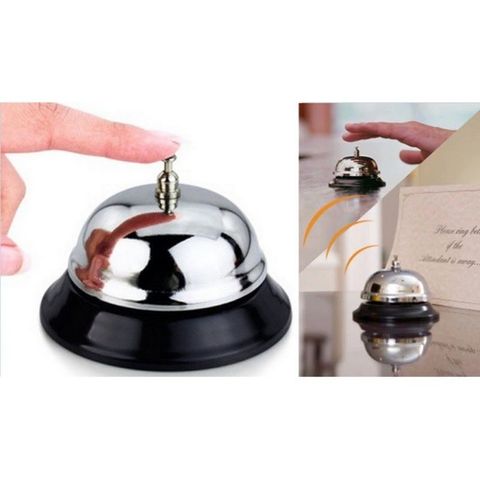 Chuông Bấm Để Bàn Nhà Hàng 10cm - Chuông Gọi Phục Vụ Lớn, Thiết Bị Đồ Dùng Bếp Chất Lượng Cao TVKITCHEN (TV464)