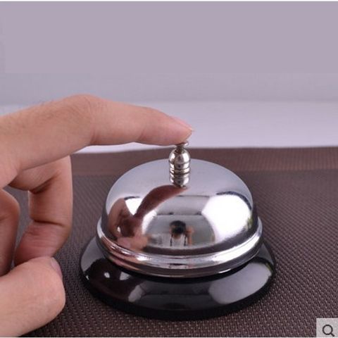 Chuông Bấm Để Bàn Nhà Hàng 10cm - Chuông Gọi Phục Vụ Lớn, Thiết Bị Đồ Dùng Bếp Chất Lượng Cao TVKITCHEN (TV464)