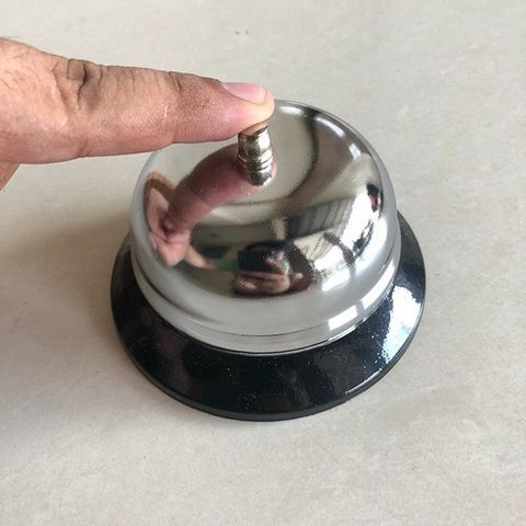Chuông Bấm Để Bàn Nhà Hàng 10cm - Chuông Gọi Phục Vụ Lớn, Thiết Bị Đồ Dùng Bếp Chất Lượng Cao TVKITCHEN (TV464)