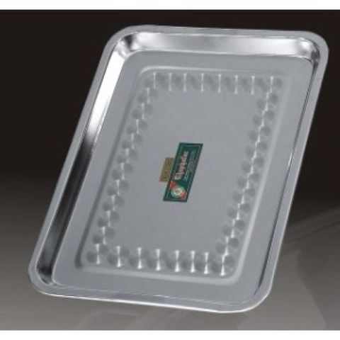 Mâm Inox Vuông Đa Năng - Dụng Cụ Nhà Bếp Tiện Lợi Như TVKITCHEN - Hỗ Trợ Đựng Thực Phẩm Thoải Mái (TV39)